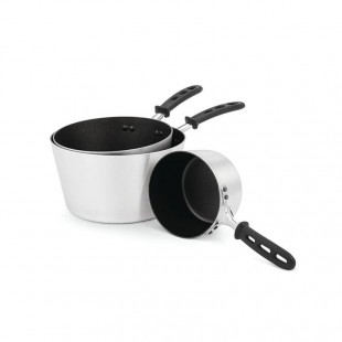 Vollrath 69301 1-1/2 Quart Tapered Sauce Pan Aluminum with Non-Stick Interior