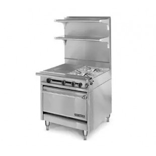 American Range HD34-23VG-1HT-1_NAT 34 Inch Gas Range with 23 Inch Griddle 130000 BTU
