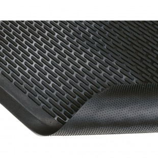 Notrax T29U0035BL 36 Inch Slip Resistant Floor Mat with Spill Containment Black Rubber Notrax T29U0035BL 36 Inch Slip Resistant Floor Mat with Spill Containment Black Rubber