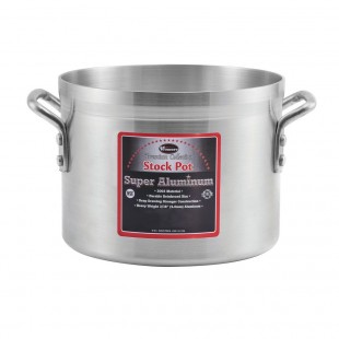 Winco AXS-24 24 Qt Aluminum Professional Stock Pot Without Cover