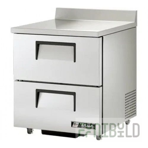 True Refrigeration TWT-27D-2-ADA-HC 27 Inch Work Top Refrigerated Counter with Drawers