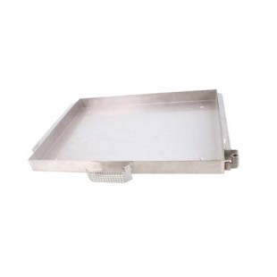 Alto Shaam 5005616@CF Drip Pan 1-7/8 Inch Deep with Drain Stainless Steel