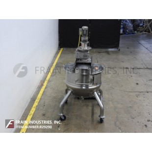 AccuTemp ALLCT-L Lift-off Cover For 80 to 100 Gallon Kettle Stainless Steel