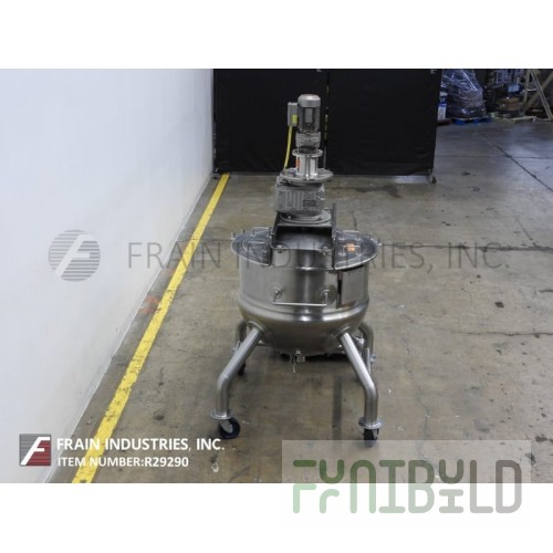 AccuTemp ALLCT-L Lift-off Cover For 80 to 100 Gallon Kettle Stainless Steel