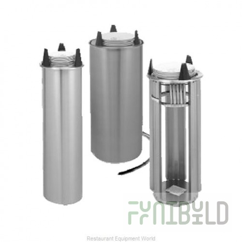 APW Wyott HL-6 Heated Dish Dispenser Tubular Drop-in Style Stainless Steel