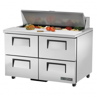 True Refrigeration TSSU-48-12D-4-ADA-HC 48 Inch Refrigerated Counter with 4 Drawers