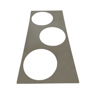 Nemco 68591 3 Quarts Adapter Plate Fits #6055A-43 with Three Inset Holes Nemco 68591 3 Quarts Adapter Plate Fits #6055A-43 with Three Inset Holes