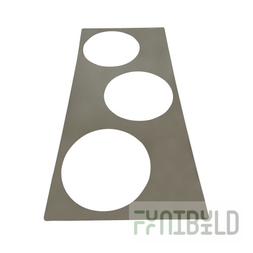Nemco 68591 3 Quarts Adapter Plate Fits #6055A-43 with Three Inset Holes