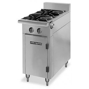 American Range HD11-2SU-M_LP 11 Inch Gas Range with 2 Burners 60000 BTU