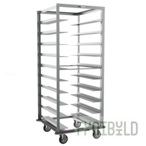Metro RD27NA33 27 Inch Rack Oval Tray With Gray Containment Bpr