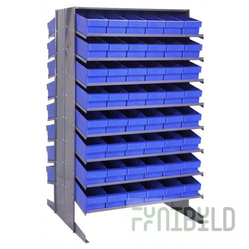 Quantum QPRD-602_BLUE Pick Rack Sloped Double-sided