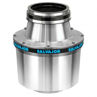 Salvajor 100-CA-12-WSP-P 6-1/2 Inch Disposer with Water Saving Package and Operator Sensor