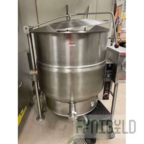 Market Forge FT-60L 60 Gallon Direct Steam Tilting Kettle 316 Stainless Steel
