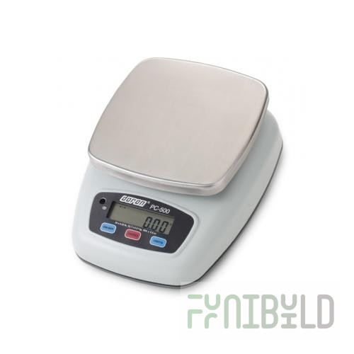 Penn Scale PC500-10 10 Lb Portion Control Scale Washdown Safe Stainless Steel with LCD Display