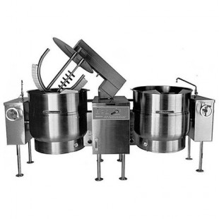 Southbend KEMTL-80-2 Tilting Kettle/Mixer Electric (2) 80 Gallon Capacity
