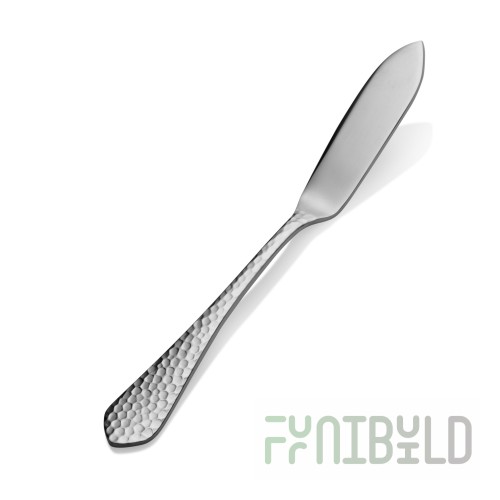 Bon Chef S1213S 6.64 Inch Butter Spreader Silver-plated Flat Handle