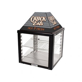Global Solutions by Nemco GS1400-16-2 18 Inch Heated Food Merchandiser Countertop Acrylic Display Global Solutions by Nemco GS1400-16-2 18 Inch Heated Food Merchandiser Countertop Acrylic Display