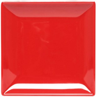 Thunder Group 29007PR 7-1/4 Inch Square Plate Break-Resistant Melamine Pure Red Thunder Group 29007PR 7-1/4 Inch Square Plate Break-Resistant Melamine Pure Red