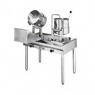Groen 159278 48 Quart Direct Steam Kettle Cabinet Assembly with Sliding Dump Tray Groen 159278 48 Quart Direct Steam Kettle Cabinet Assembly with Sliding Dump Tray