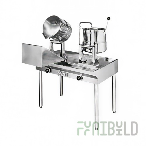Groen 159278 48 Quart Direct Steam Kettle Cabinet Assembly with Sliding Dump Tray