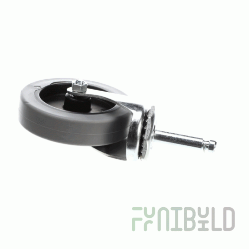 Carlisle CC4CSB00 4 Inch Swivel Caster With Brake Gray Durable Design