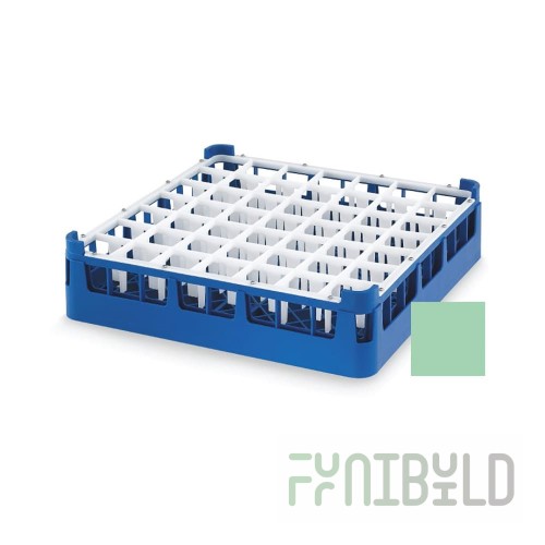 Vollrath 5278612 19-3/4 Inch Signature Compartment Rack NSF Polypropylene Light Green
