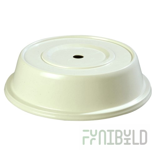 Carlisle 91075202 10-5/8 to 10-11/16 Inch Plate Cover Insulated Bone Polyglass