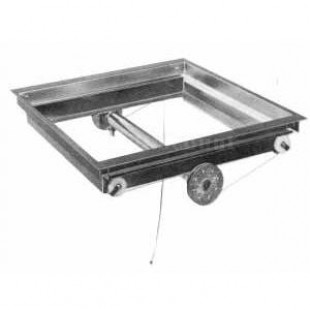 APW Wyott DI-2020 20 Inch Cup and Glass Rack Dispenser Drop-in Stainless Steel