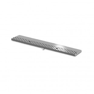 Perlick DRD45-O Stainless Steel 45° Outside Drink Rail Drainer Corner Filler