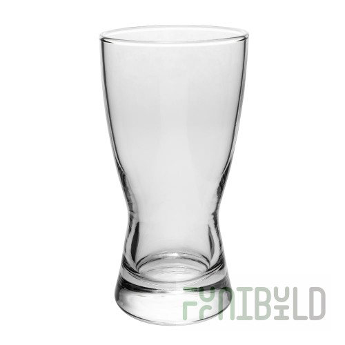 Libbey 176 9 Oz Pilsner Glass Safedge Rim Guarantee Hourglass Design Glass Clear