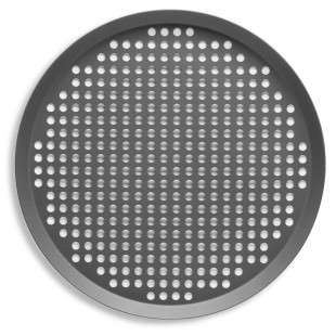 Vollrath PC13XPHC 13 Inch Extra Perforated Aluminum Pizza Pan with Hard Coat Anodized Finish