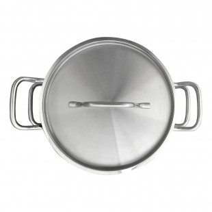 Thunder Group SLDB4020 20 Quart Double Boiler Stainless Steel with Encapsulated Base