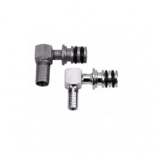 Everpure 84-306-02 1/2 Inch Barb Stainless Steel Quick-Connect Elbow Fitting