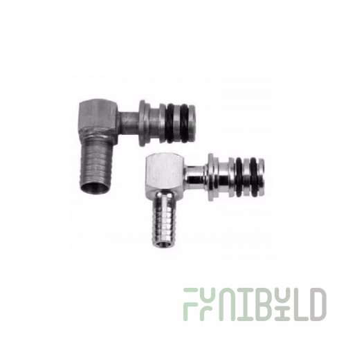 Everpure 84-306-02 1/2 Inch Barb Stainless Steel Quick-Connect Elbow Fitting