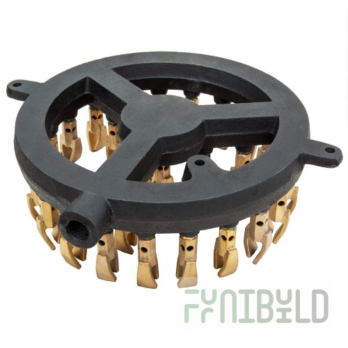GSW USA WR-JBD28LP 10 Inch Duck Mouth Gas Burner 28 Tips with Propane