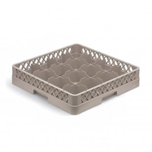 Vollrath TR4DDD-19 19-3/4 Inch Full Size Dishwasher Glass Rack Beige with Extenders Vollrath TR4DDD-19 19-3/4 Inch Full Size Dishwasher Glass Rack Beige with Extenders