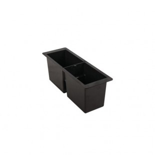 San Jamar MODL29002 NSF Modular Organizer Deep Tray with Divider Polypropylene