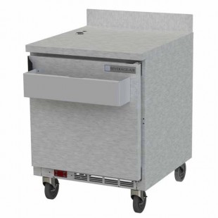 Beverage Air WTR27AHC-SR 27 Inch Worktop Refrigerator 6.13 cu ft 1 Section Stainless Steel Beverage Air WTR27AHC-SR 27 Inch Worktop Refrigerator 6.13 cu ft 1 Section Stainless Steel