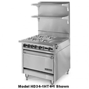 American Range HD34-23VG-1HT-1C_NAT 34 Inch Gas Range with 23 Inch Griddle 120000 BTU