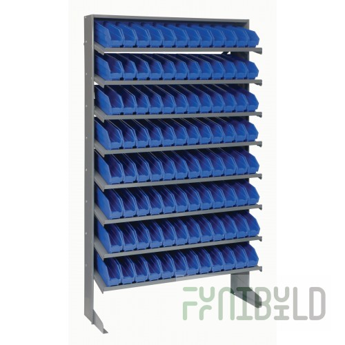 Quantum QPRS-100_BLUE Pick Rack Sloped Single-sided