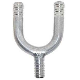 Micro Matic SSY-B2 1/4 Inch Stainless Steel Y Fitting for Beverage Lines Micro Matic SSY-B2 1/4 Inch Stainless Steel Y Fitting for Beverage Lines