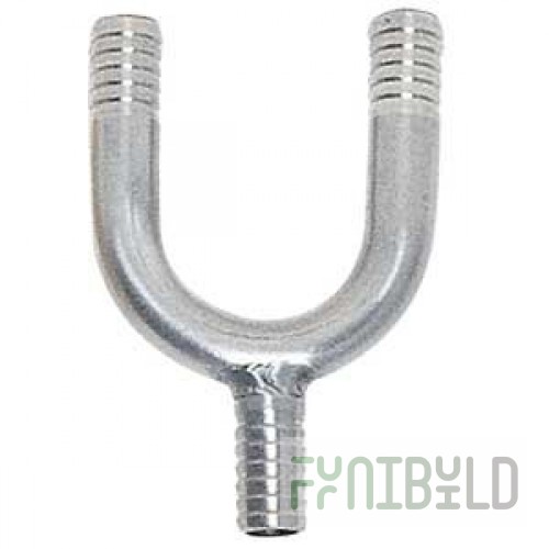 Micro Matic SSY-B2 1/4 Inch Stainless Steel Y Fitting for Beverage Lines
