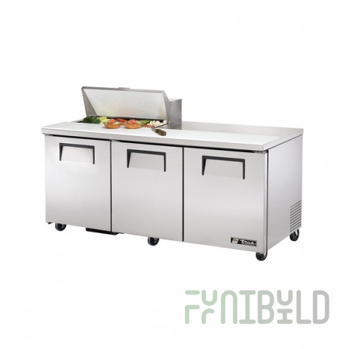 True Refrigeration TSSU-72-08-HC~SPEC3 72 Inch Sandwich Salad Unit with Cutting Board