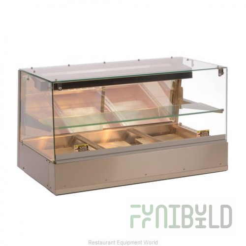 Antunes DCH-320SQ-9500558 Heated Display Cabinet Holds (3) Full Size Pans 2-1/2