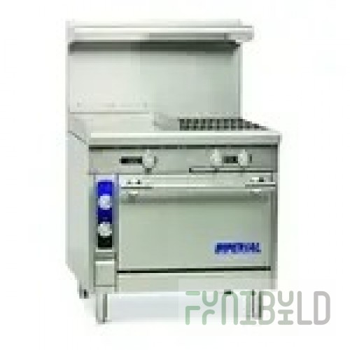 Imperial IHR-G18-2-P Spec Series Heavy Duty Range Gas 36