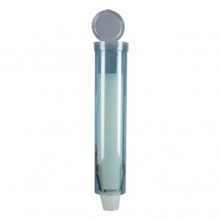 San Jamar C3165TBL20 20 Inch Medium Water Cup Dispenser Wall Mount Plastic