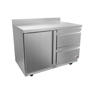 Fagor Refrigeration FWR-48-D2-N 48 Inch Refrigerated Counter 16.7 cu ft Two Section