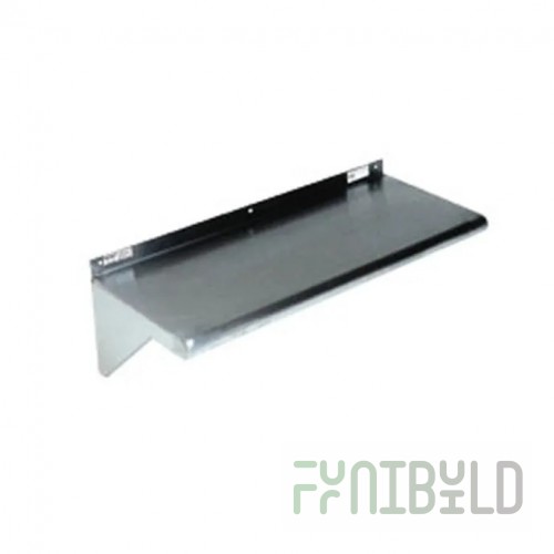 Winholt SSWMS122-KD 24 Inch Shelf Wall Mounted Stainless Steel 150 lb Capacity
