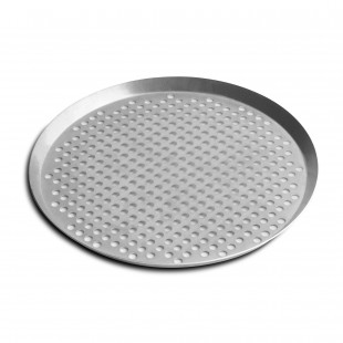 Vollrath PC08XPN 8 Inch Extra Perforated Pizza Pan Aluminum Tapered Natural Finish