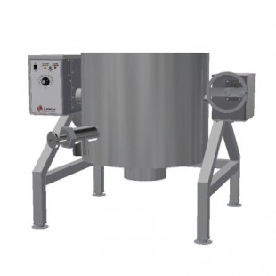 AccuTemp ALTLGB-40FMV 40 Gallon Gas Tilting Kettle Mixer 316 Stainless Steel 108500 BTU AccuTemp ALTLGB-40FMV 40 Gallon Gas Tilting Kettle Mixer 316 Stainless Steel 108500 BTU